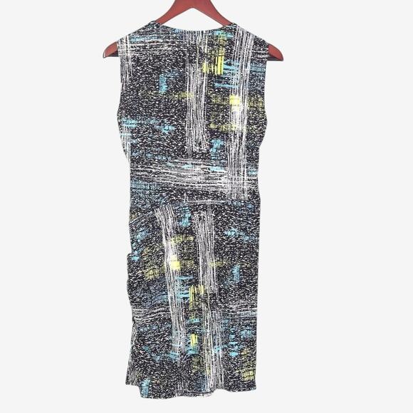 BCBGMaxAzria Women’s Dress Wearable Art Print Sleeveless Bodycon Y2K Size Small - Picture 2 of 7